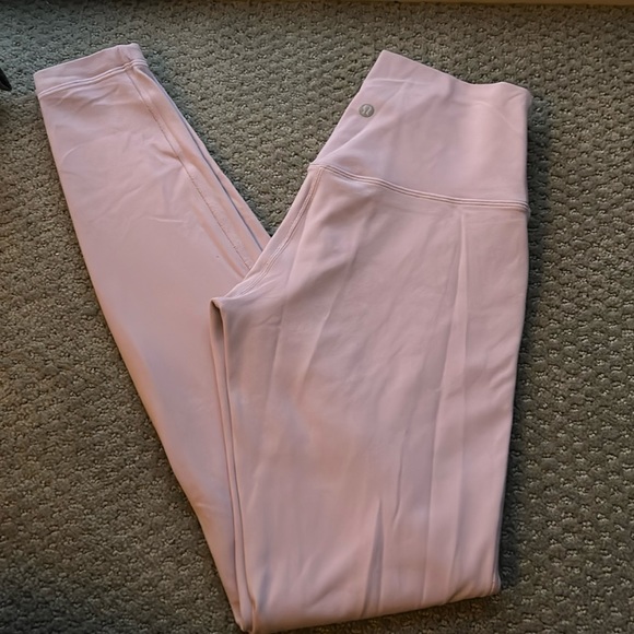 lululemon align leggings (light pink)